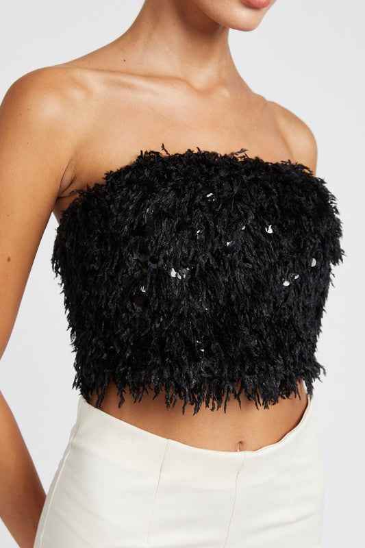 FEATHER TUBE TOP - Akana Style