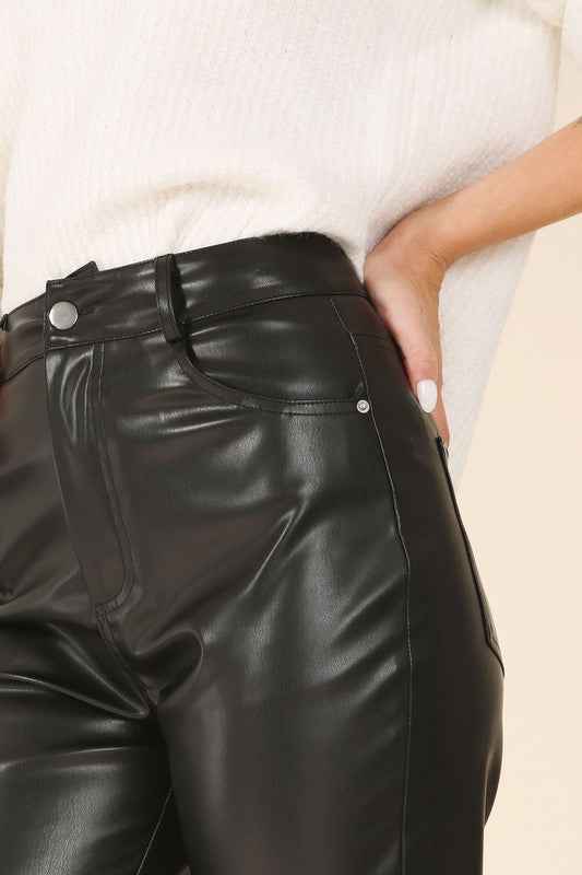 Vegan leather pants - Akana
