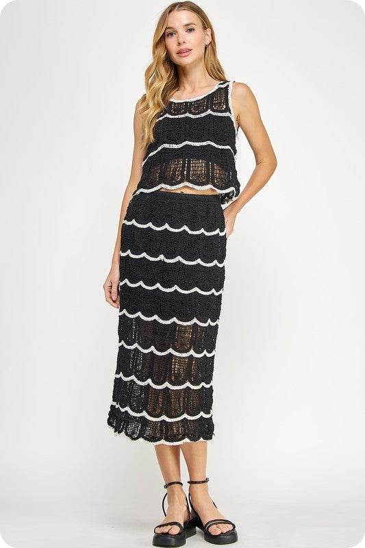 Ashley Skirt Set - Trendy and Stylish Two-Piece Outfit - Akana Style