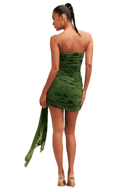 Velvet Burnout Dress for Effortless Elegance and Style - Akana