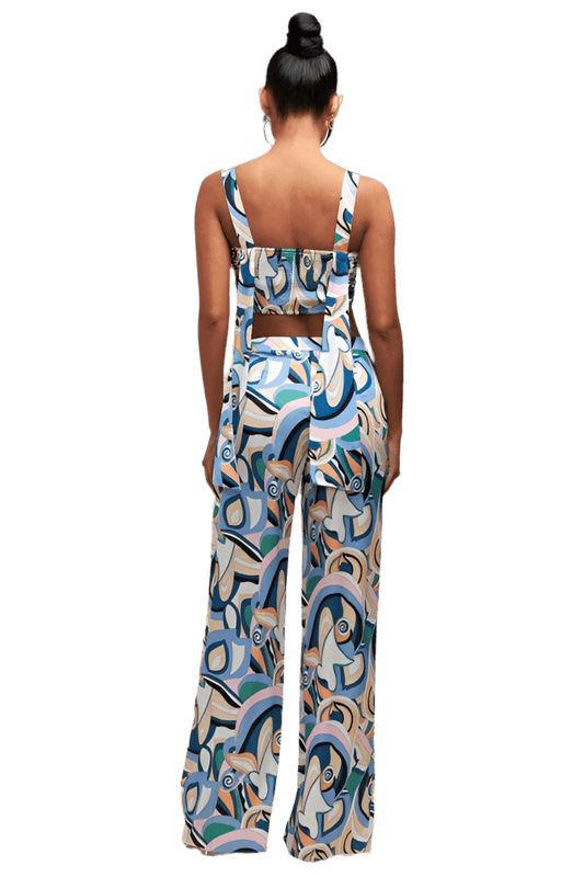 Azura Print Pants Set - Stylish and Comfortable Women's Outfit - Akana Style