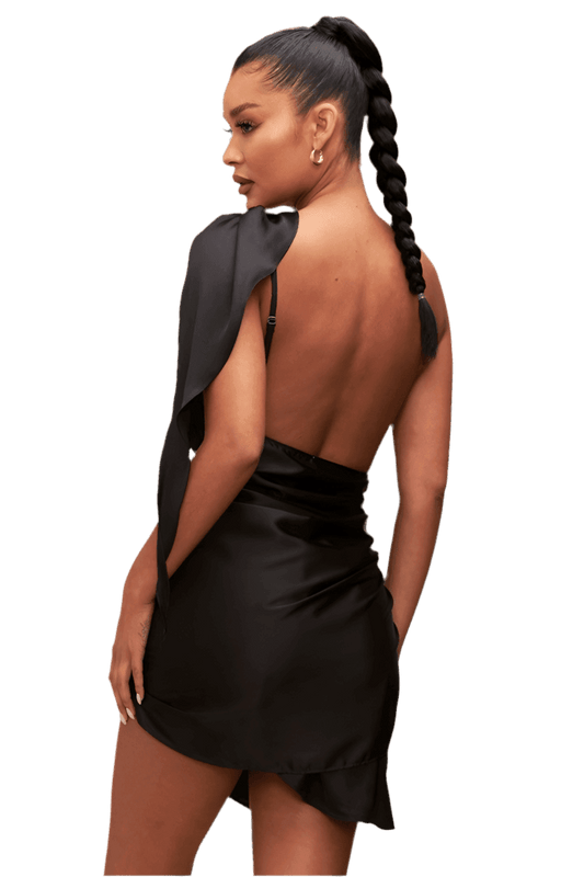 Satin Mini Dress for Effortless Elegance and Style