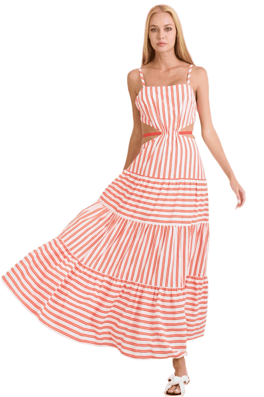 Cutout Maxi Dress for Effortless Style and Elegance - Akana Style