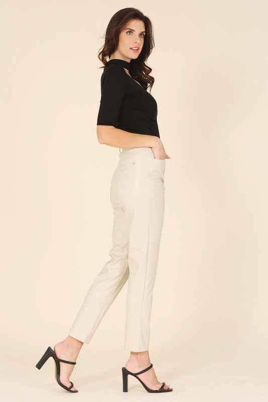 Vegan leather pants - Akana