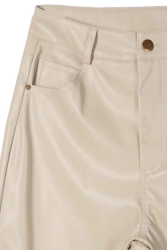 Vegan leather pants - Akana