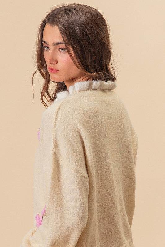 Ruffled Sweater - Akana Style