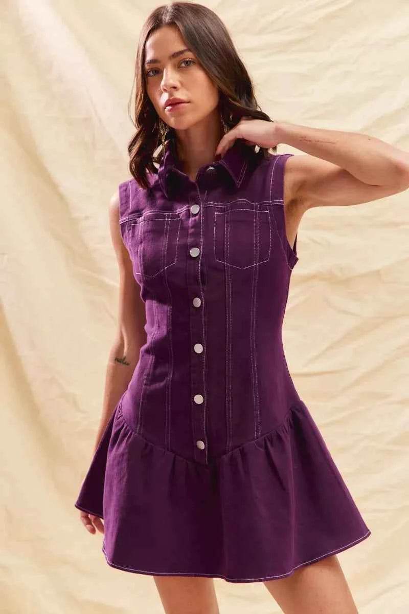 Gamelina Mini Dress - Akana Style
