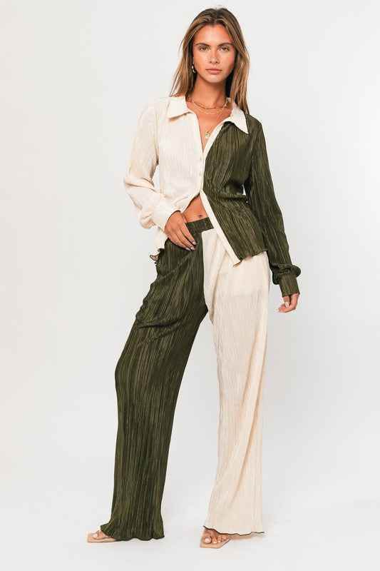 Long Sleeve Collared Shirt for Effortless Style and Comfort - Akana Style