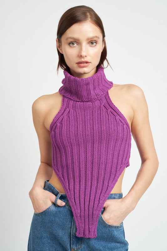 Knit Turtleneck Top for Effortless Style and Comfort - Akana Style