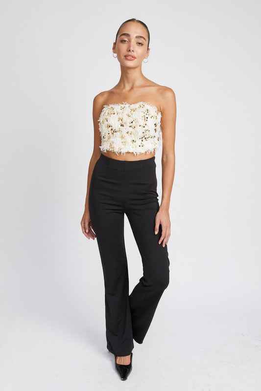 FEATHER TUBE TOP - Akana Style