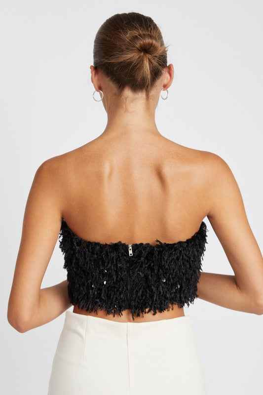 FEATHER TUBE TOP - Akana Style