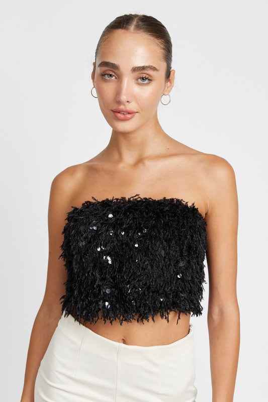 FEATHER TUBE TOP - Akana Style