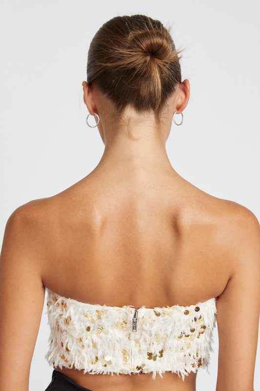 FEATHER TUBE TOP - Akana Style