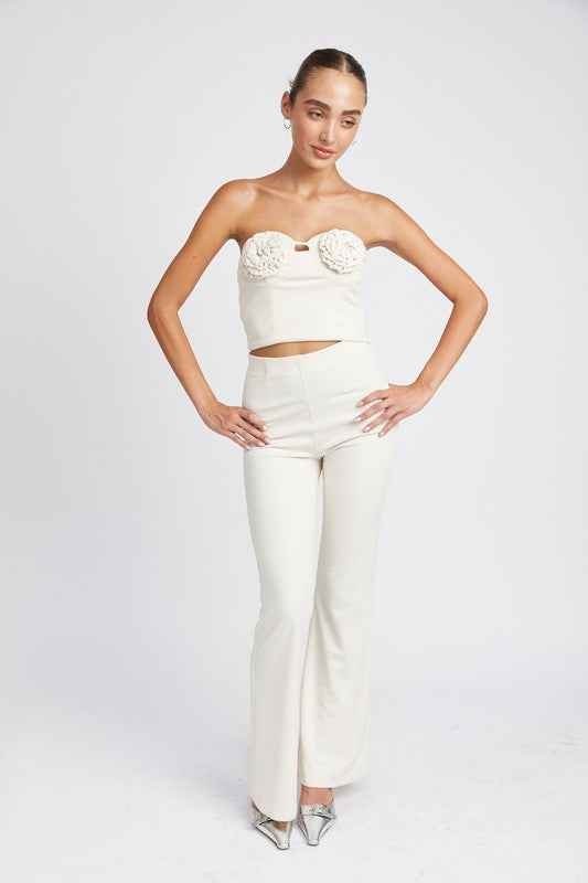 ROSETTE BUSTIER TOP - Akana Style