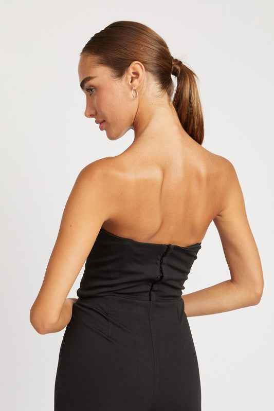 ROSETTE BUSTIER TOP - Akana Style