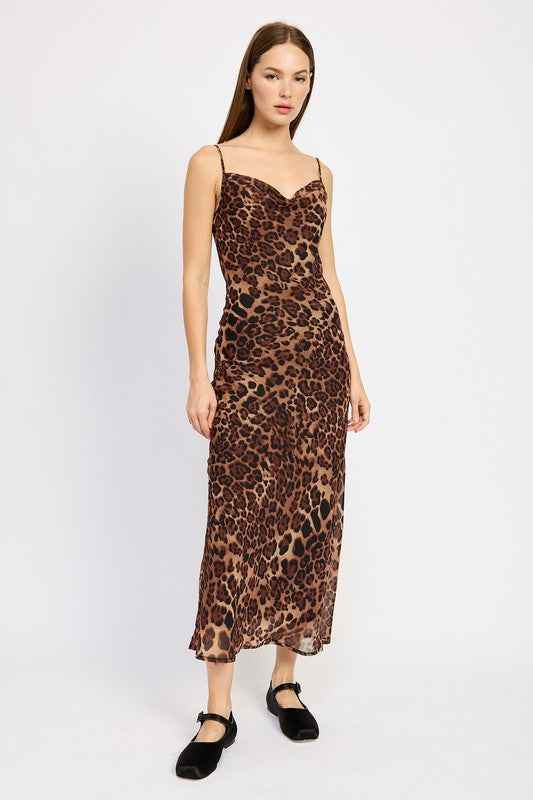 SPAGHETTI STRAP MAXI DRESS - Akana Style