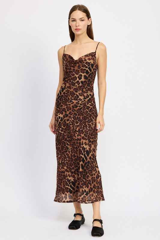 SPAGHETTI STRAP MAXI DRESS - Akana Style