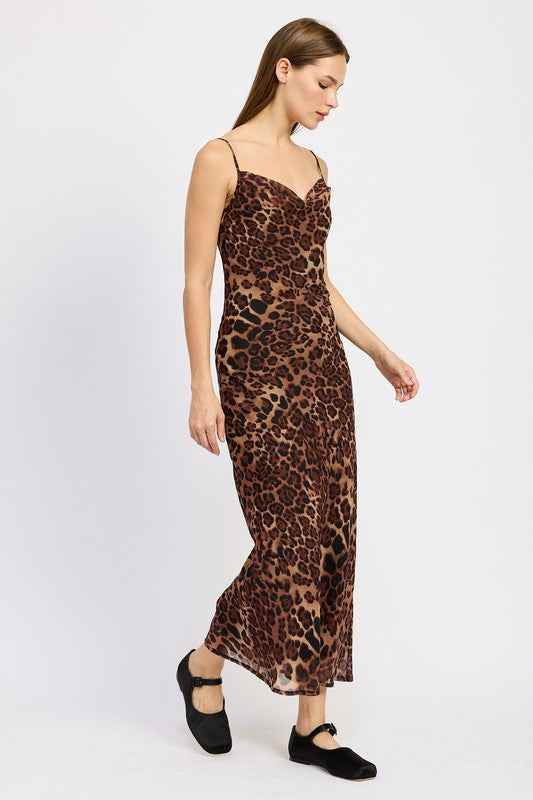 SPAGHETTI STRAP MAXI DRESS - Akana Style