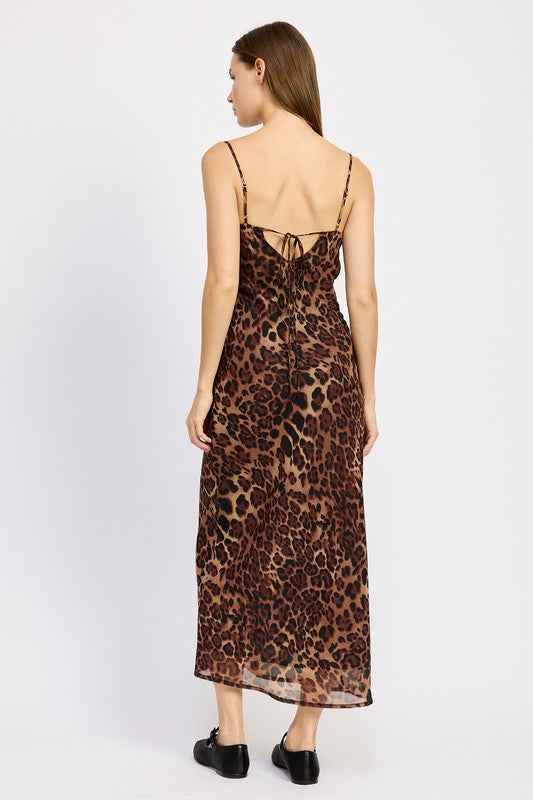 SPAGHETTI STRAP MAXI DRESS - Akana Style