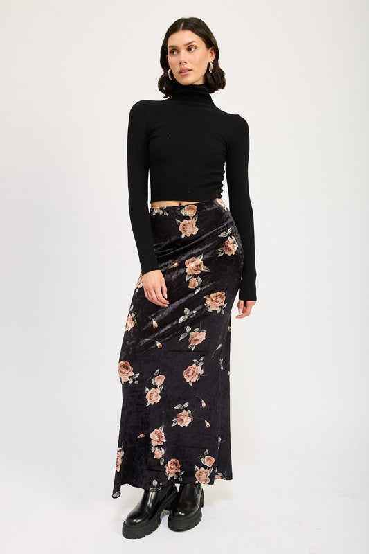 HIGH WAIST MAXI PENCIL SKIRT - Akana Style