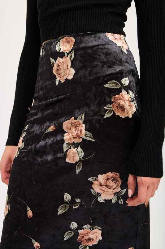 HIGH WAIST MAXI PENCIL SKIRT - Akana Style