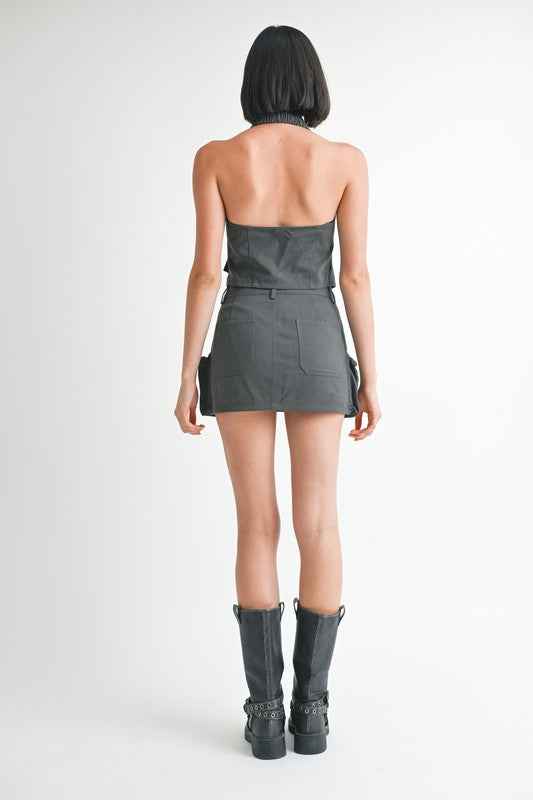 Wrapped Halter Neck Top - Stylish and Versatile for Any Occasion - Akana