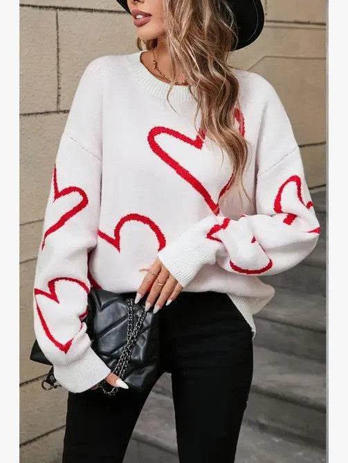 Heart sweater - Akana Style