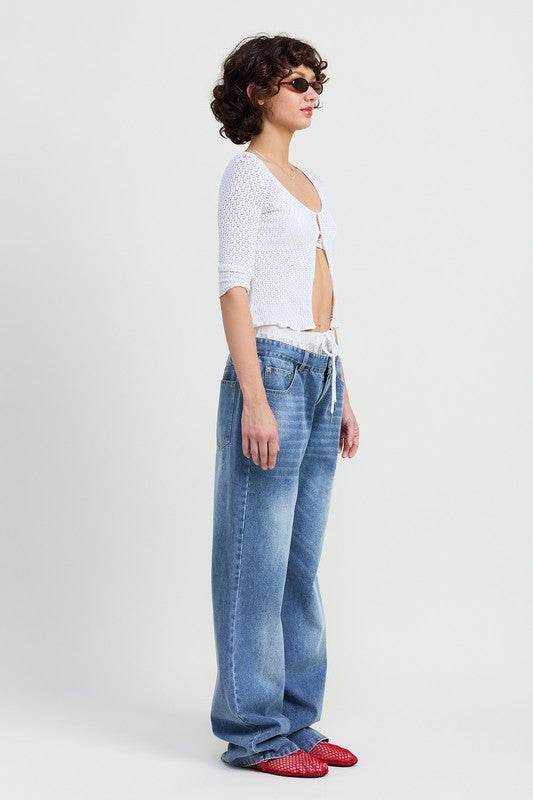 Low Rise Denim Jeans for Effortless Style and Comfort - Akana Style