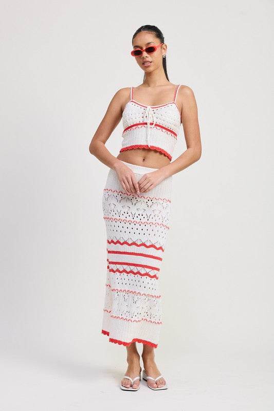 MAXI CROCHET SKIRT - Akana Style