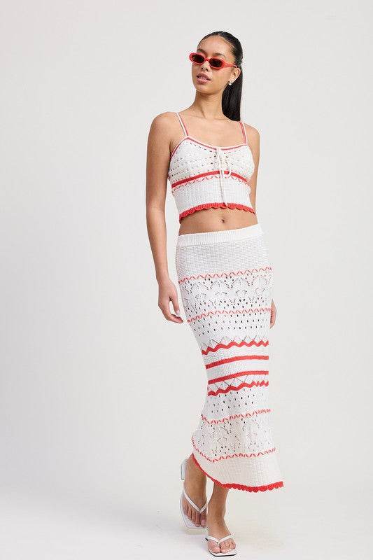 MAXI CROCHET SKIRT - Akana Style