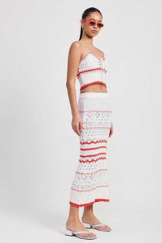 MAXI CROCHET SKIRT - Akana Style