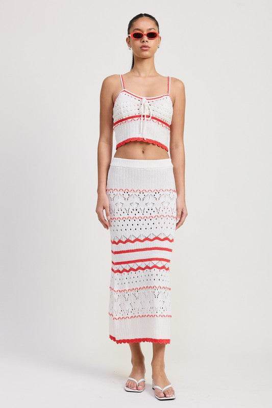 MAXI CROCHET SKIRT - Akana Style
