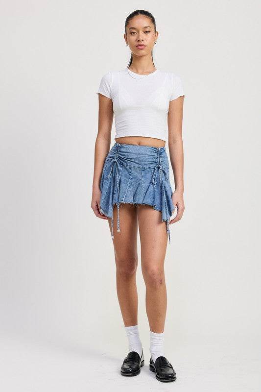 RUFFLE MINI SKIRT - Akana Style