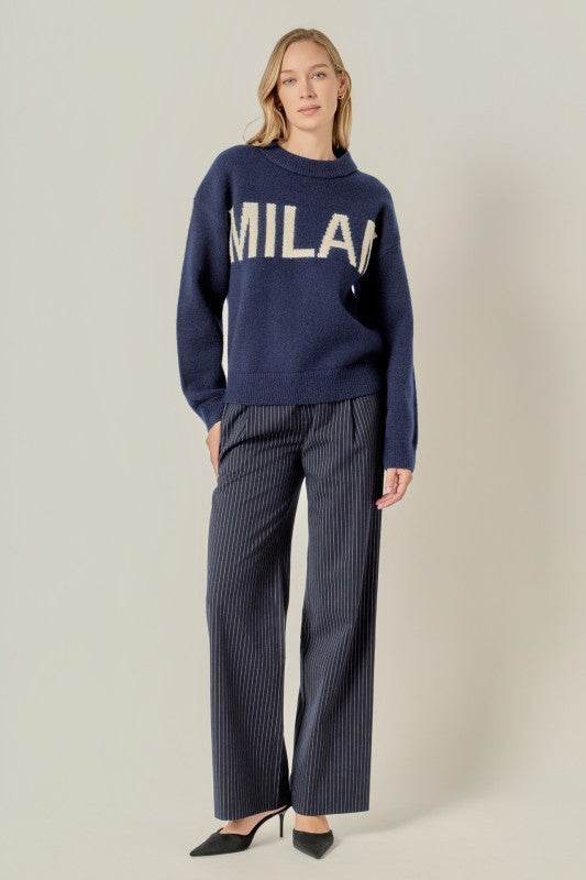 Lettering sweater - Akana Style