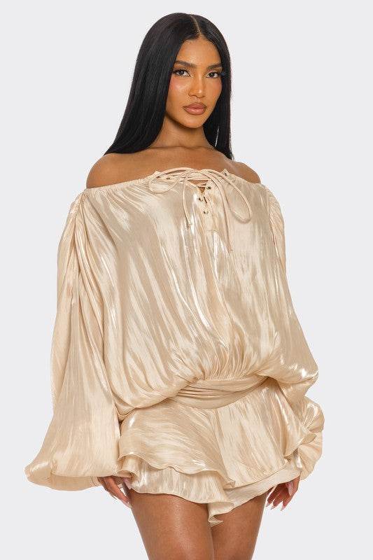 Champagne Dream Romper - Akana Style