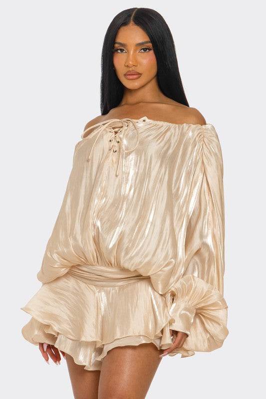 Champagne Dream Romper - Akana Style