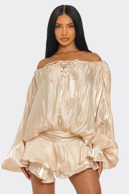 Champagne Dream Romper - Akana Style