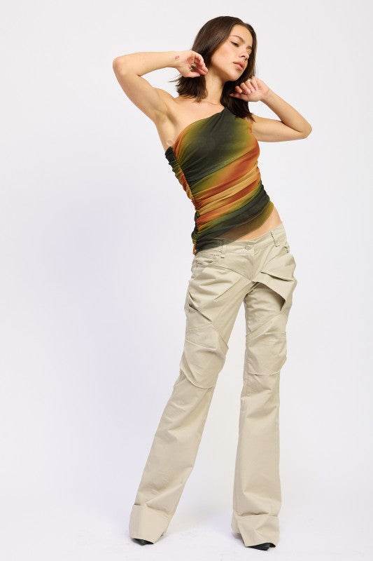 ASYMMETRICAL ONE SHOULDER TOP - Akana Style