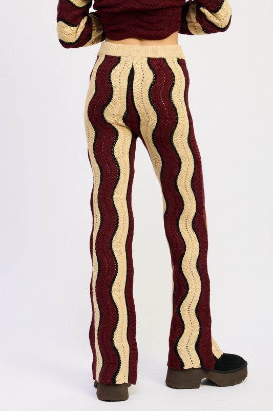 Multi Color Sweater Pants for Cozy and Stylish Comfort - Akana Style