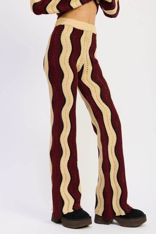 Multi Color Sweater Pants for Cozy and Stylish Comfort - Akana Style