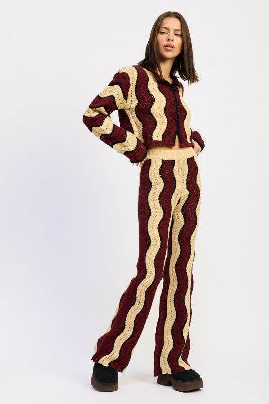 Multi Color Sweater Pants for Cozy and Stylish Comfort - Akana Style