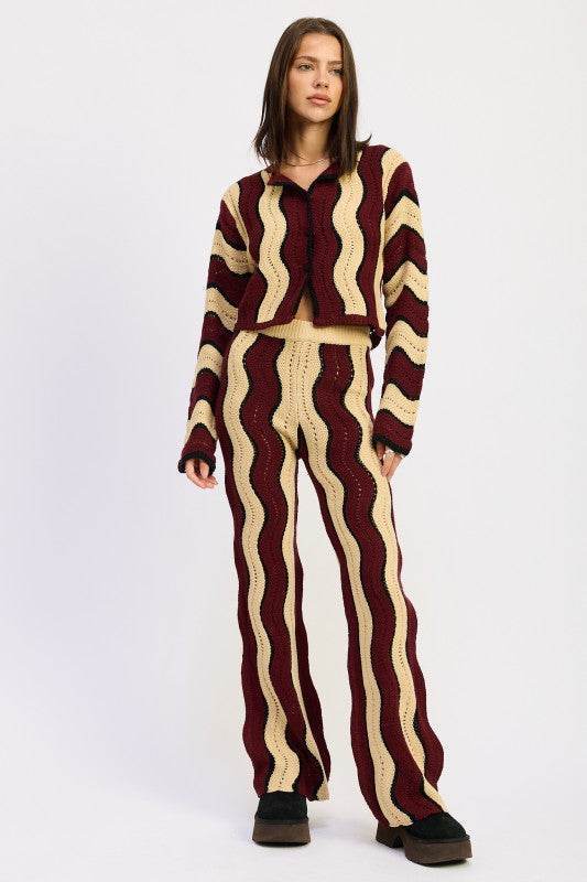 Multi Color Sweater Pants for Cozy and Stylish Comfort - Akana Style