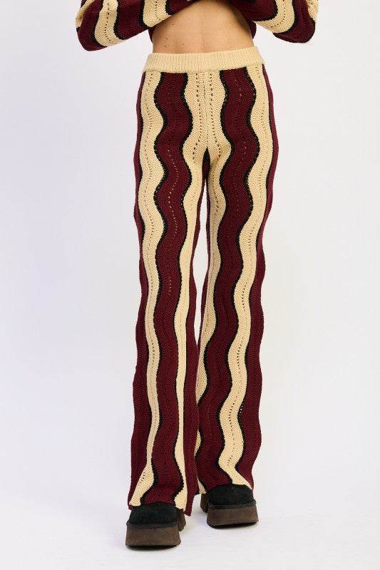 Multi Color Sweater Pants for Cozy and Stylish Comfort - Akana Style