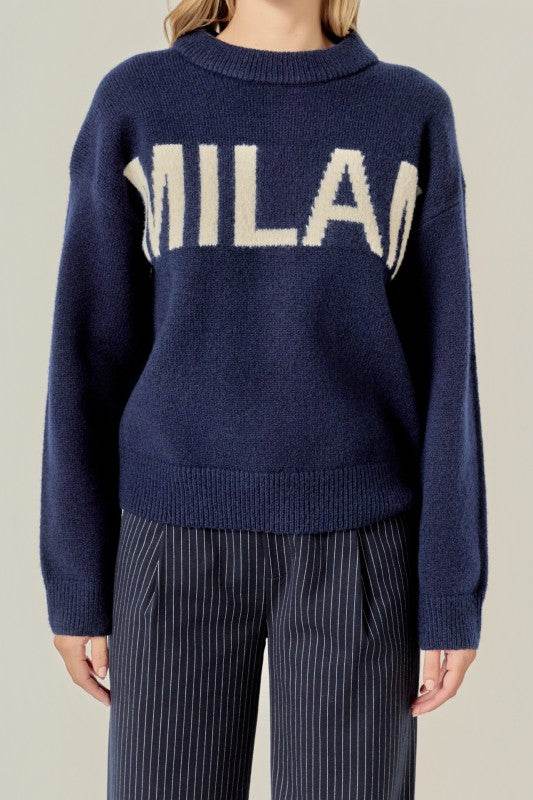 Lettering sweater - Akana Style