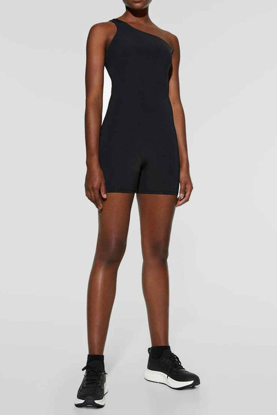 Single Shoulder Romper for Stylish Comfort and Performance - Akana Style