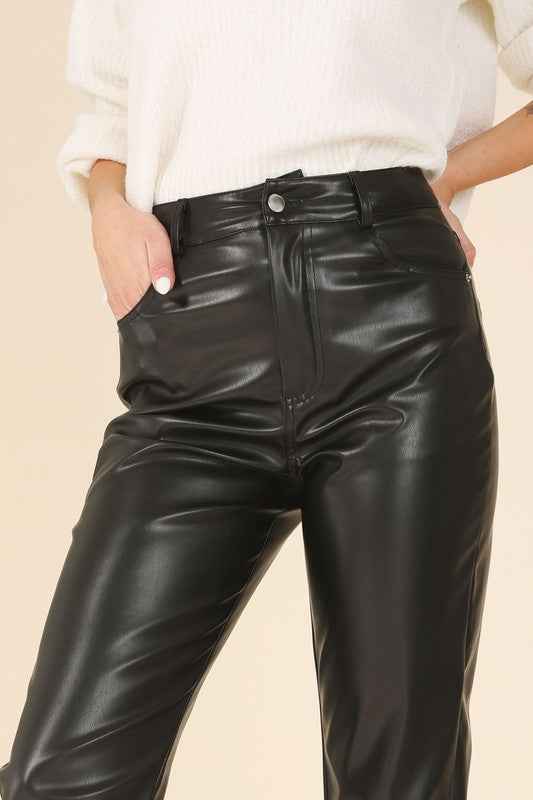 Vegan leather pants - Akana
