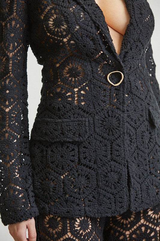 Crochet black set - Akana Style