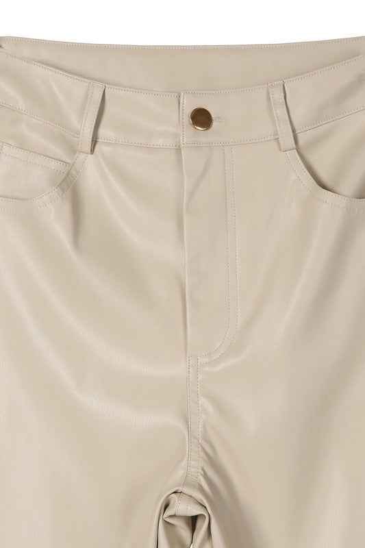 Vegan leather pants - Akana
