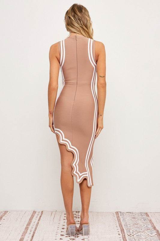 Asymmetrical Bandage Dress - Akana Style