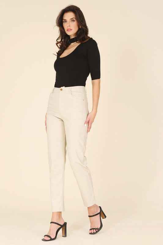 Vegan leather pants - Akana